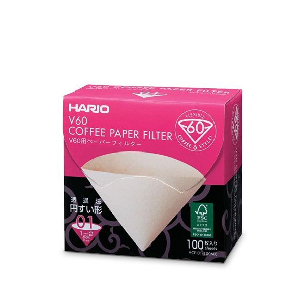 VCF-01-100MK V60 Paper filter 01"Misarashi-Box"100