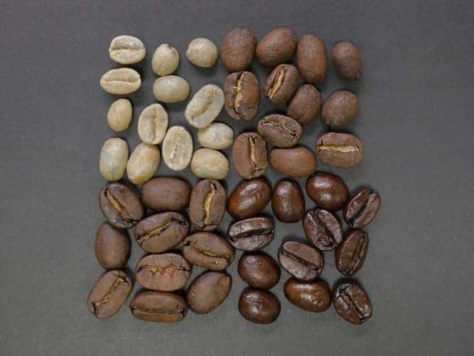 tostatura del caffè chicchi chicchi