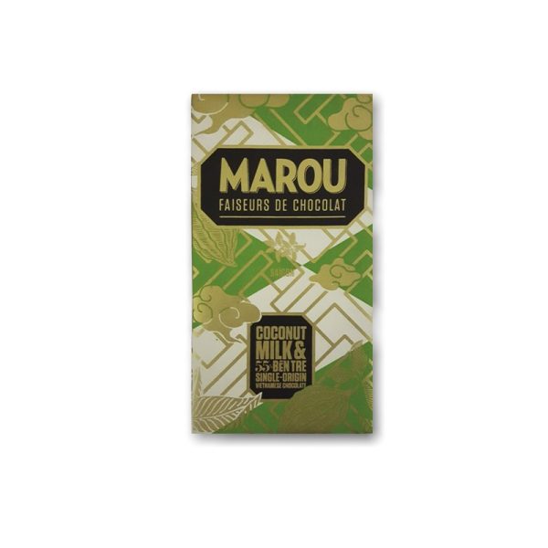 Marou Coconut Milk Ben Tre 55% Chocolate Bar 80 g